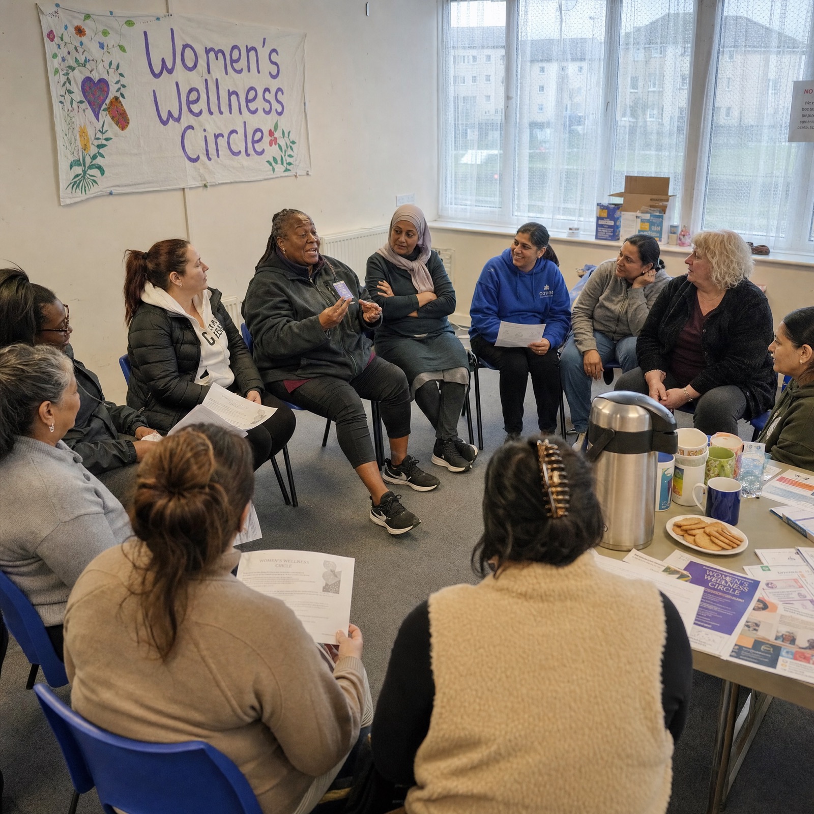 Aureon facilitator with a new mother